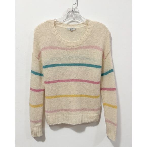 Rails - Women's Perci Sweater in Sorbet Stripe - Fuzzy, Long Sleeve (XS) - Picture 1 of 3